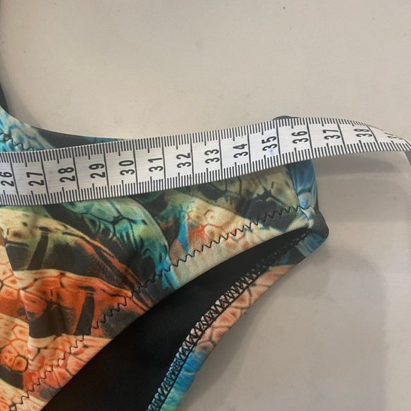 Multicolor One Piece Swimsuit - Picture 4 of 12